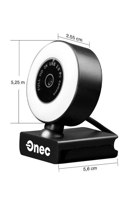 Web Cam Tik Tok 2560P 2K Aro de Luz y Trípode-3