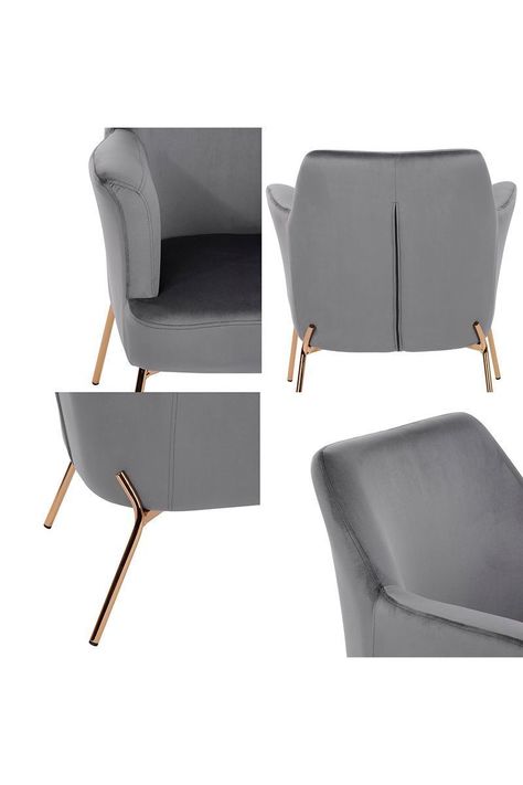 Poltrona Sitial Rose Lenglet Gris-4