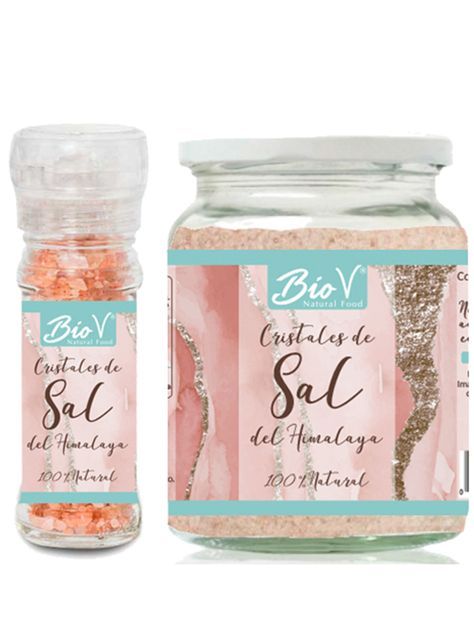 Pack Sal rosada del Himalaya, frasco de 750gr y Salero moledor de 110gr-0