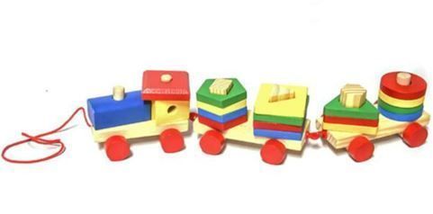 Tren Forma Juguete Madera-0
