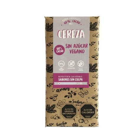 Chocolate Cacao - Cerezas Vegana SABORES SIN CULPA-0