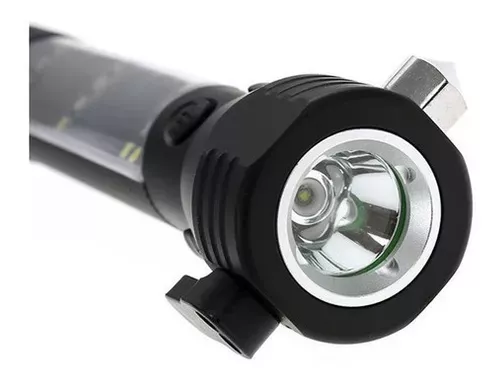 Linterna Led Recargable Solar T09 Rompe Vidrios -4