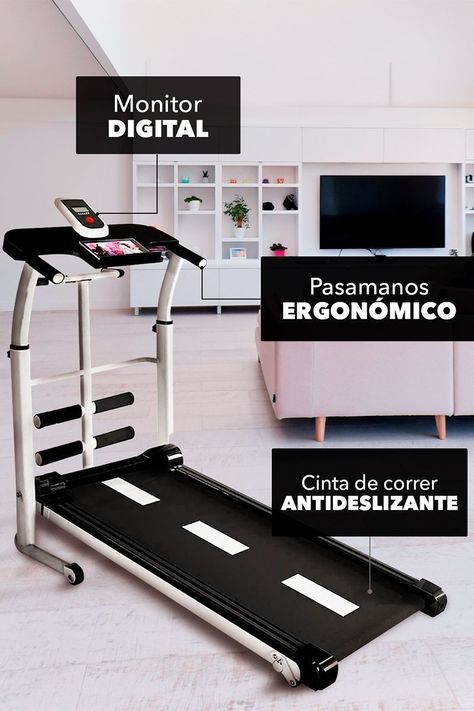 Trotadora Caminadora Plegable Plus Home Fitness-5