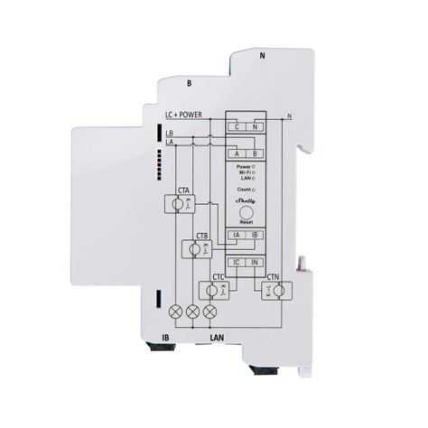 Medidor inteligente de energía Pro 3 EM-1