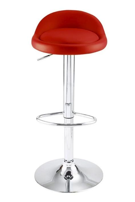 Pack 2 Piso Bar Altura Regulable Rojo-3