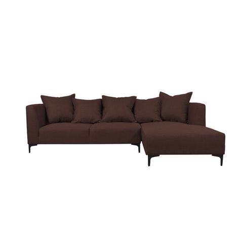 Seccional Cordelia Chenille Tipo Lino Cafe-0