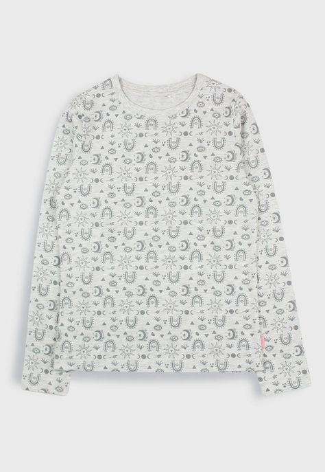 Polera junior niña estampada day to day 761-0