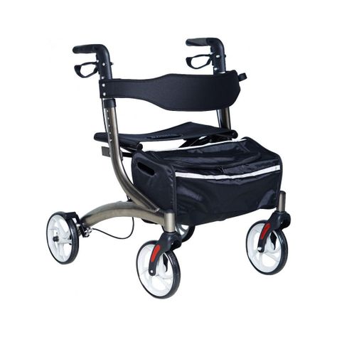 Andador 4 Ruedas Canasto y Asiento Premium-0