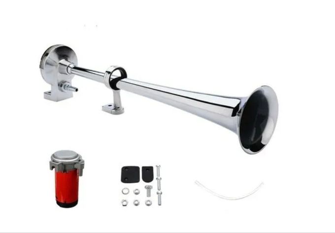Bocina 24v Eléctrica Trompeta Aire Comprimido Universal Auto-2