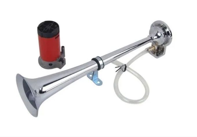 Bocina 24v Eléctrica Trompeta Aire Comprimido Universal Auto-4