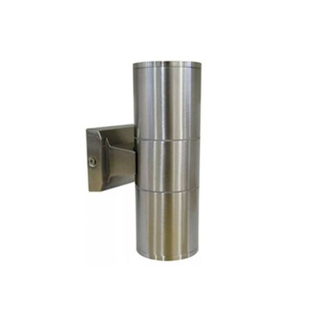 Aplique de pared exterior dual GU10 Plateado-0