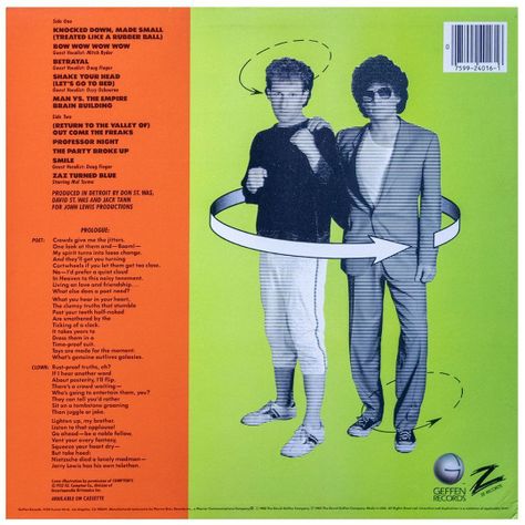 WAS (NOT WAS) - BORN TO LAUGH AT TORNADOES VINILO USADO-1