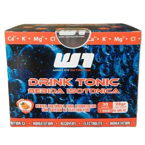 Bebida Isotónica Drink Tonic 30 sachets Naranja-0