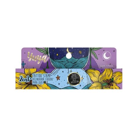 Delineador Líquido 2 en 1 con Estampado "Luna" de Yuya-0