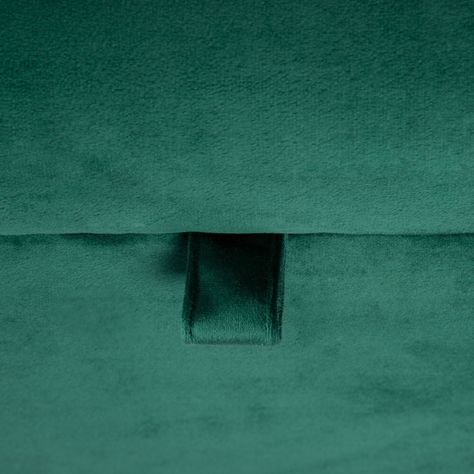 Banqueta con Baúl Leyzy Verde-Botella Felpa con Baúl 40X55X105 cm-5