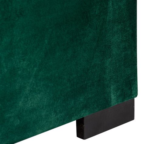 Banqueta con Baúl Leyzy Verde-Botella Felpa con Baúl 40X55X105 cm-4
