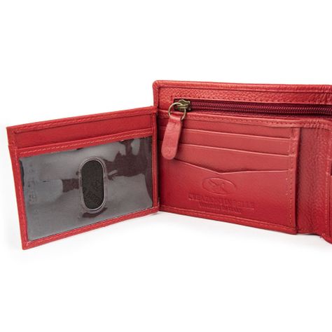 Billetera de hombre Capri 987 Rojo Gino Rodinis-3