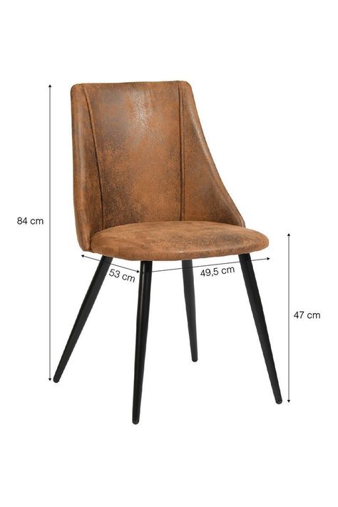 Pack 2 Sillas Comedor Moravia Café-2