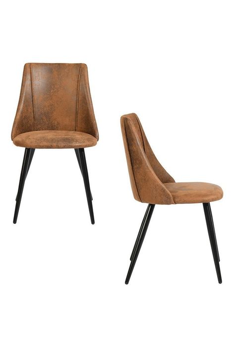 Pack 2 Sillas Comedor Moravia Café-3