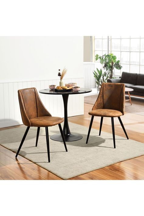 Pack 2 Sillas Comedor Moravia Café-5