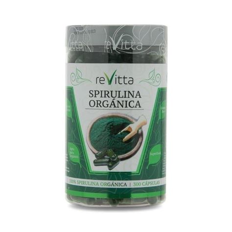 Spirulina orgánica 300 cápsulas-0