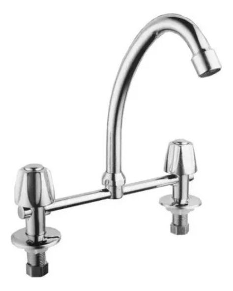 Llave Combinación De Lavaplatos Antonella Alta-0