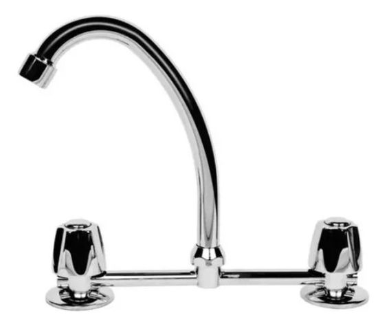 Llave Combinación De Lavaplatos Antonella Alta-1
