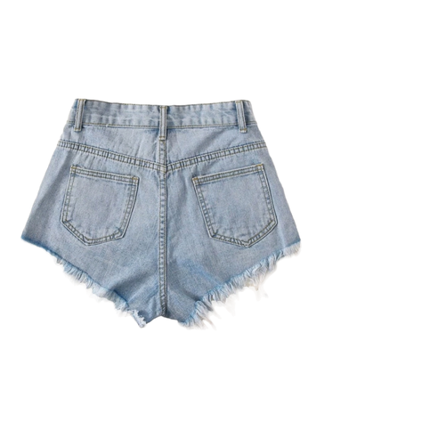 Shorts Mujer Rotos Modernos-1