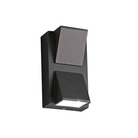 Aplique LED 2*5W Negro-0