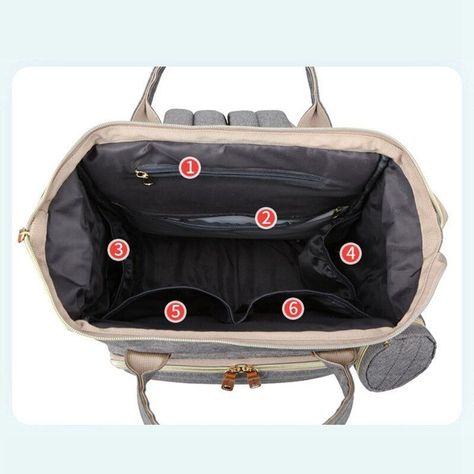 Mochila Pañalera Maternal 3 En 1  VOYAGE PINK-1