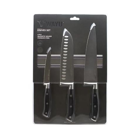 SET CUCHILLOS + BLOCK MAGNETICO WAYU-2