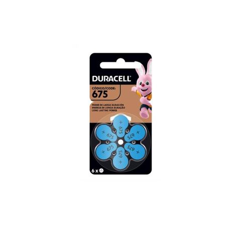 Pilas Duracell para audífonos tamaño 675-0