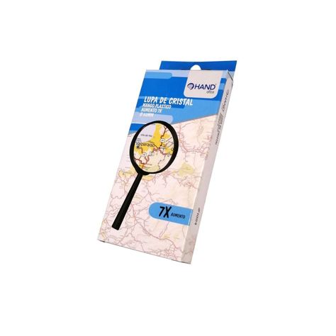 Lupa De Cristal Diámetro De 7,5 Cms Con Amento 7x Hand - Ps-0