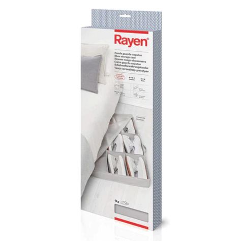 Funda Guarda-Zapatos Color Gris Premium Rayen®-6