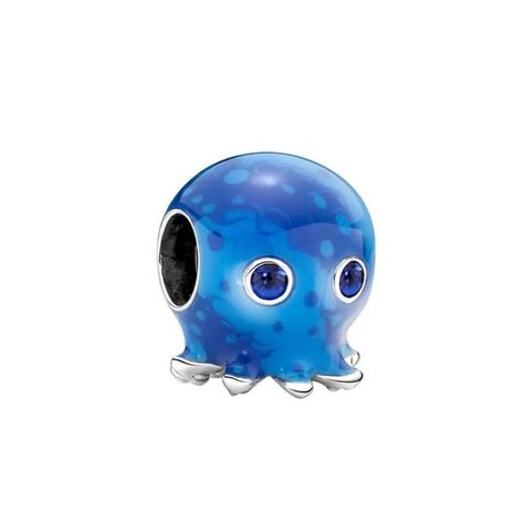 Dije Charm Pulpo Azul-0