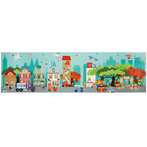 PUZZLE 100PCS DE PISO, CIUDAD-0
