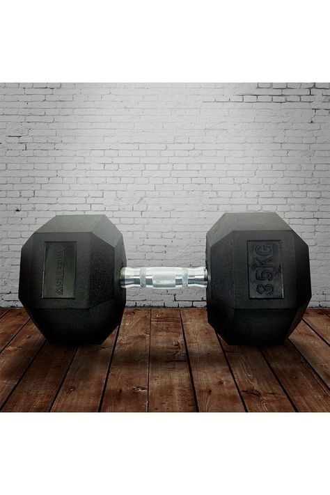 Mancuerna Hexagonal 35 Kg Negro-5