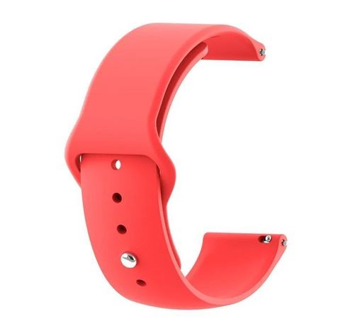 Correa Sport Compatible Samsung Watch Active 1/2 Rojo 20mm-0