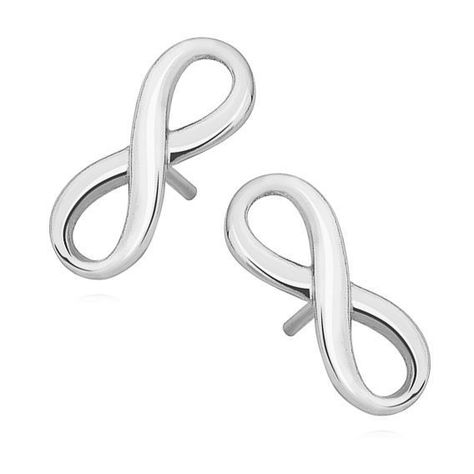 Aros Símbolo de Infinito - Plata 925-0