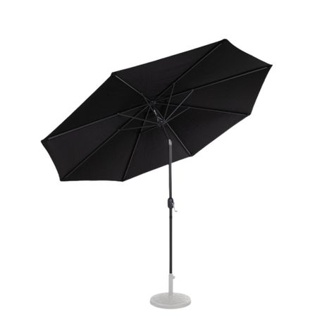 Quitasol Redondo Shake Ø3M Negro-Base No Incluida-1