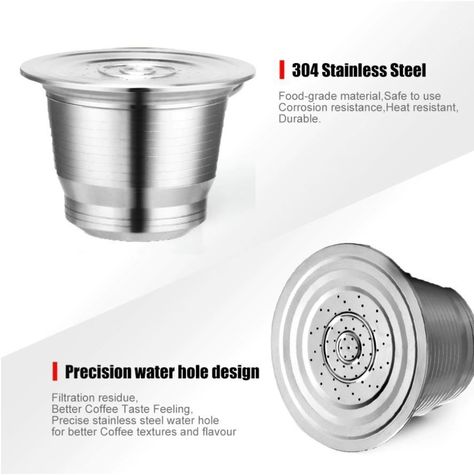 Cápsulas Reutilizables De Acero Para Nespresso Icafilas-2