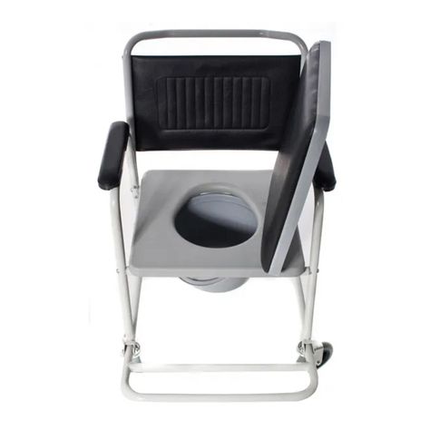 Silla de Baño con Ruedas Acero-2
