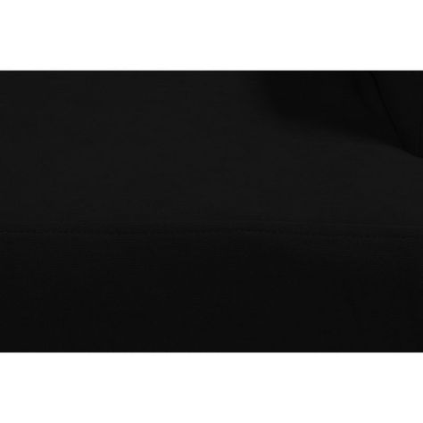 Sofá Aldara Felpa Negro 3 Cuerpos-3