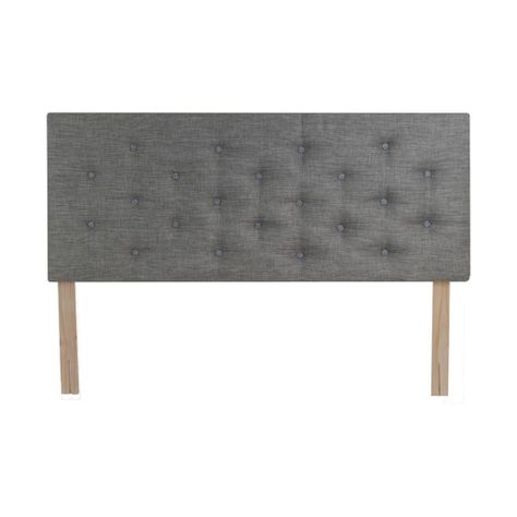 Respaldo 2 plazas Botone Gris Lino -1