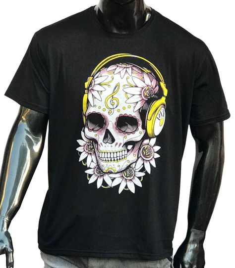 Polera Juvenil Niño Calavera Audif-0