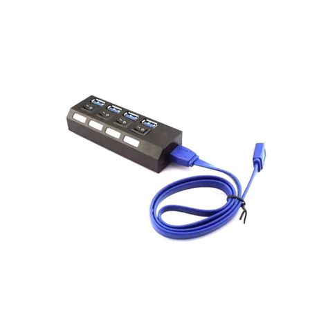 Hub USB 3.0 4 Puertos Multi Cargador Tecnolab-1