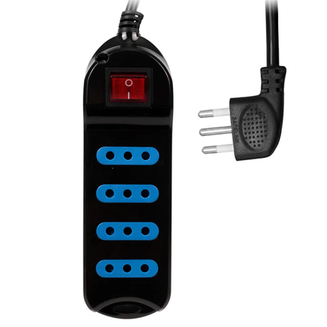 EXTENSION MULTIPLE SWITCH XT53 4 POS 3MTS NEGRO-0