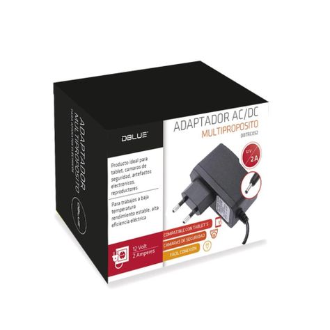 Cargador Adaptador Fuente de Poder Multiproposito AC/DC 12V-1