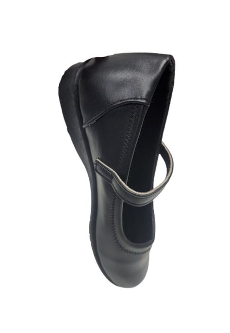 Zapato escolar Niña Negro Velcro-3