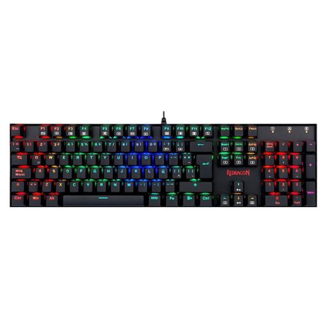 Teclado Gamer Redragon Mitra K551RGB MITRA BLACK-0